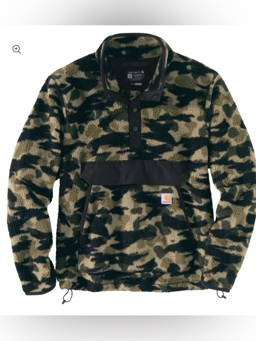 Carhartt Mens Fleece Jumper Casual Fit Fleece Jacket (2XL)
